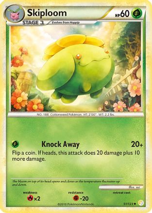 [PKM] Skiploom (51/123) [HeartGold & SoulSilver: Base Set]