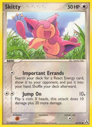 [PKM] Skitty (64/92) (Stamped) [EX: Legend Maker]