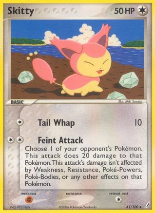 [PKM-C] Skitty (41/100) [EX: Crystal Guardians]