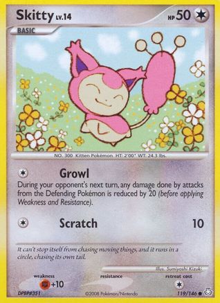 [PKM] Skitty (119/146) [Diamond & Pearl: Legends Awakened]