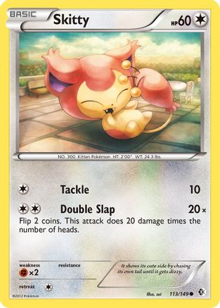 [PKM] Skitty (113/149) [Black & White: Boundaries Crossed]