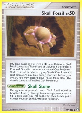 [PKM] Skull Fossil (117/123) [Diamond & Pearl: Mysterious Treasures]