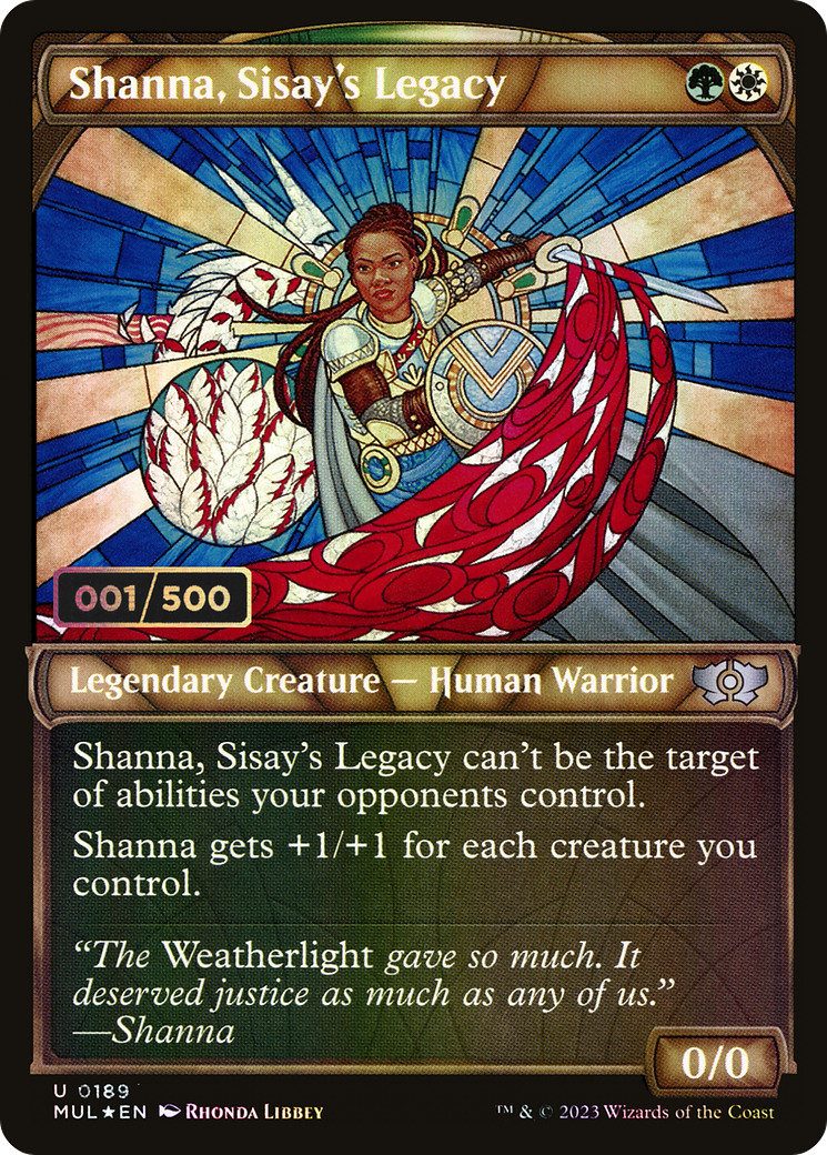 {C} Shanna, Sisay's Legacy (Serialized) [Multiverse Legends][SR MUL 189]