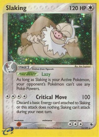 [PKM] Slaking (12/109) [EX: Ruby & Sapphire]