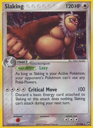 [PKM-R] Slaking (13/108) (Stamped) [EX: Power Keepers]