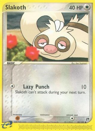 [PKM] Slakoth (80/100) [EX: Sandstorm]