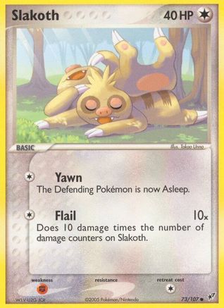 [PKM-C] Slakoth (73/107) (Stamped) [EX: Deoxys]