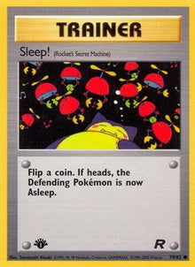 [TR] Sleep! (79/82) [Team Rocket 1st Edition]