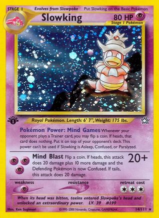 [PKM] Slowking (14/111) [Neo Genesis 1st Edition]