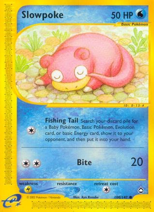 [PKM] Slowpoke (108/147) [Aquapolis]