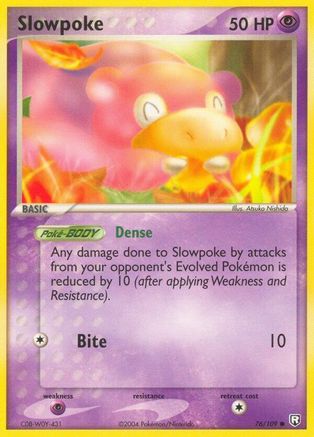 [PKM] Slowpoke (76/109) (Stamped) [EX: Team Rocket Returns]