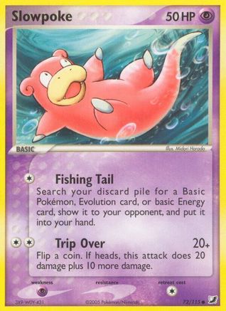 [PKM] Slowpoke (72/115) (Stamped) [EX: Unseen Forces]