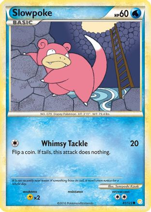 [PKM] Slowpoke (81/123) [HeartGold & SoulSilver: Base Set]