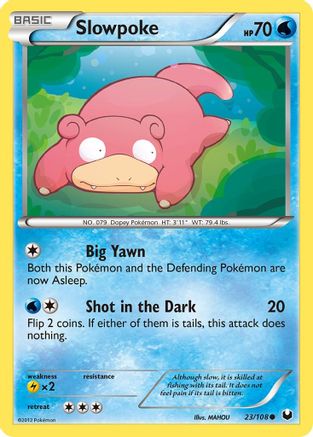 [PKM-C] Slowpoke (23/108) [Black & White: Dark Explorers]