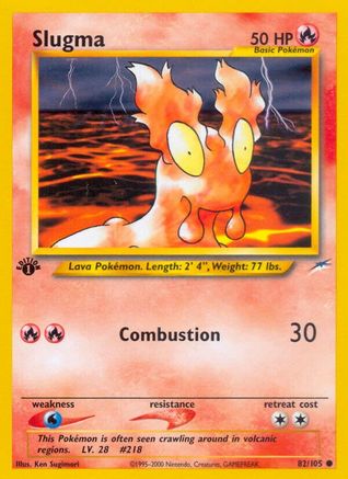 [PKM] Slugma (82/105) [Neo Destiny 1st Edition]