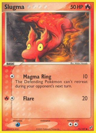 [PKM] Slugma (75/107) (Stamped) [EX: Deoxys]