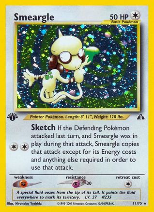 [PKM-R] Smeargle (11/75) [Neo Discovery 1st Edition]