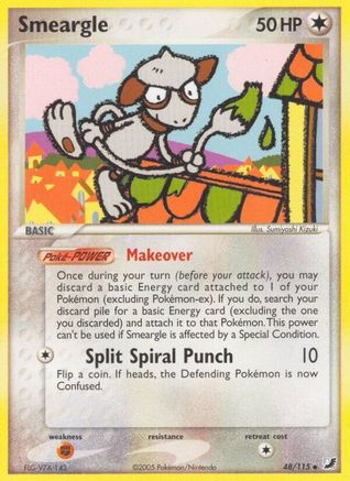 [PKM-C] Smeargle (48/115) (Stamped) [EX: Unseen Forces]