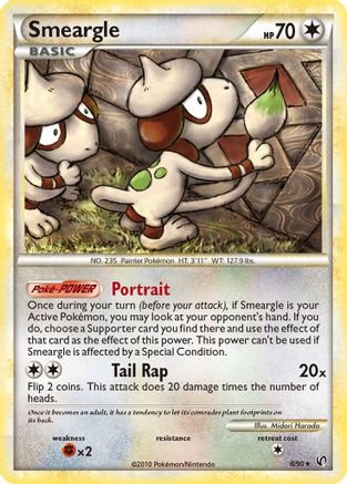 [PKM-R] Smeargle (8/90) [HeartGold & SoulSilver: Undaunted]