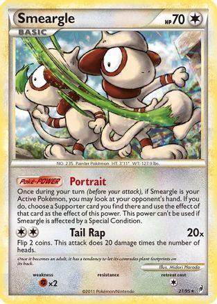 [PKM-R] Smeargle (21/95) [HeartGold & SoulSilver: Call of Legends]