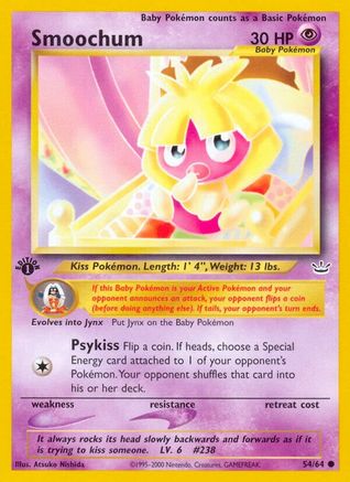 [PKM] Smoochum (54/64) [Neo Revelation 1st Edition]