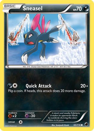 [PKM] Sneasel (65/116) [Black & White: Plasma Freeze]