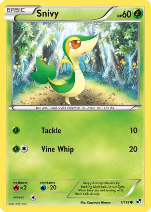 [PKM-C] Snivy (1/114) [Black & White: Base Set]