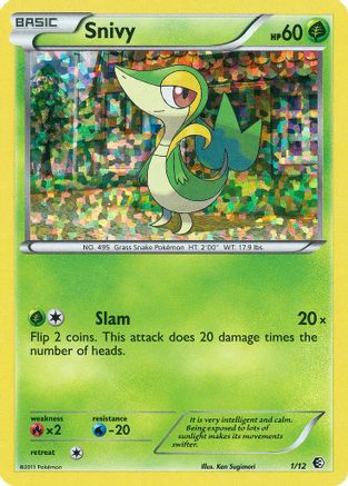 [PKM] Snivy (1/12) [McDonald's Promos: 2011 Collection]