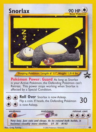 [PKM] Snorlax (49) [Wizards of the Coast: Black Star Promos]