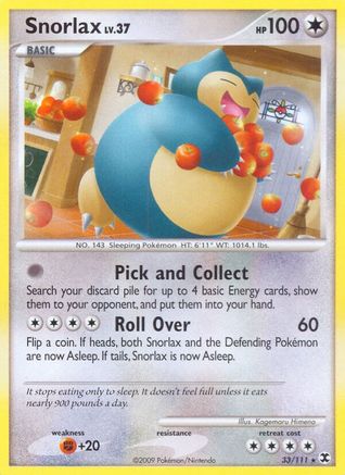 [PKM] Snorlax (33/111) [Platinum: Rising Rivals]