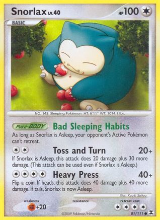 [PKM] Snorlax (81/111) [Platinum: Rising Rivals]