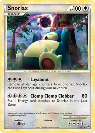 [PKM] Snorlax (33/95) [HeartGold & SoulSilver: Call of Legends]