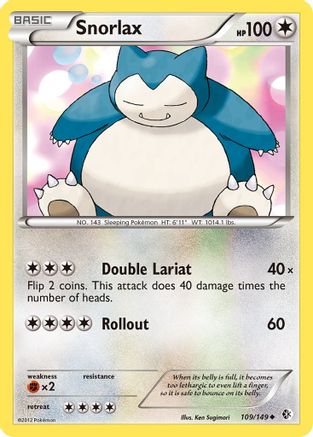 [PKM] Snorlax (109/149) [Black & White: Boundaries Crossed]
