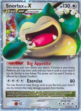 [PKM] Snorlax LV.X (111/111) [Platinum: Rising Rivals]