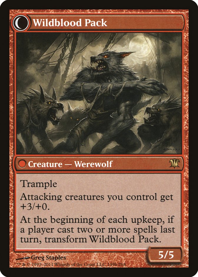 {R} Instigator Gang // Wildblood Pack [Innistrad][ISD 149]