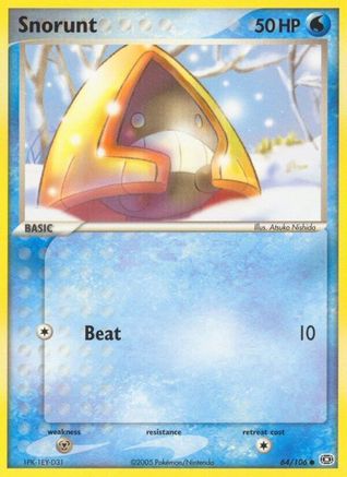 [PKM-C] Snorunt (64/106) (Stamped) [EX: Emerald]