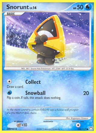 [PKM-C] Snorunt (100/123) [Diamond & Pearl: Mysterious Treasures]