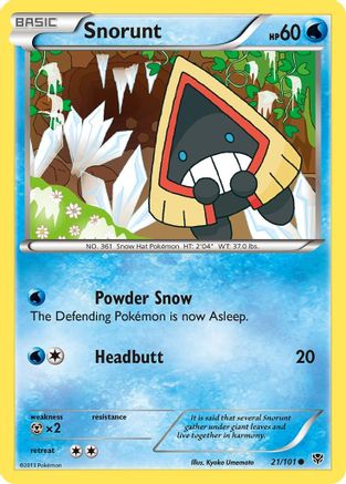 [PKM-C] Snorunt (21/101) [Black & White: Plasma Blast]