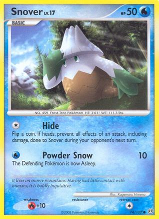 [PKM] Snover (74/100) [Diamond & Pearl: Stormfront]