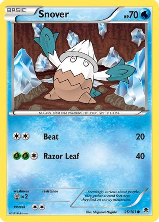 [PKM] Snover (25/101) [Black & White: Plasma Blast]