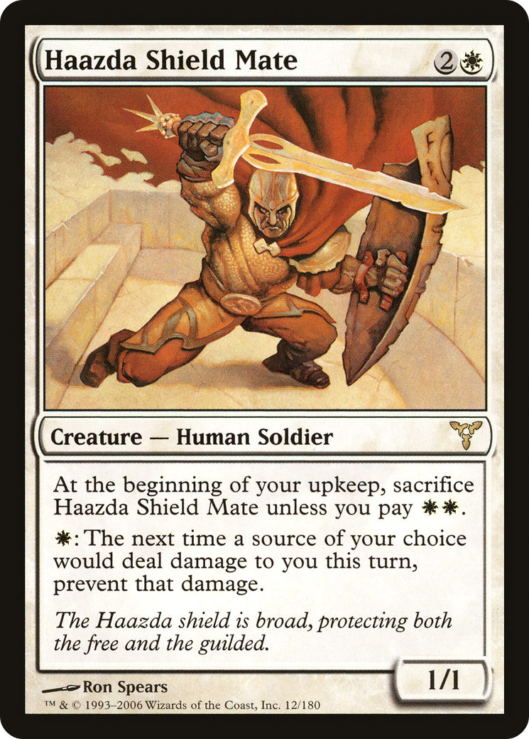 {R} Haazda Shield Mate [Dissension][DIS 012] - Misty Mountain Games