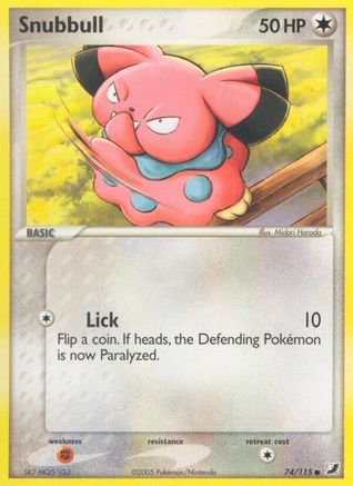[PKM] Snubbull (74/115) (Stamped) [EX: Unseen Forces]