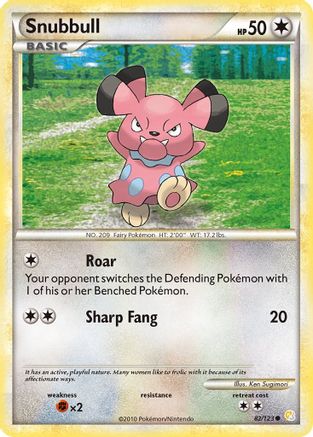 [PKM] Snubbull (82/123) [HeartGold & SoulSilver: Base Set]