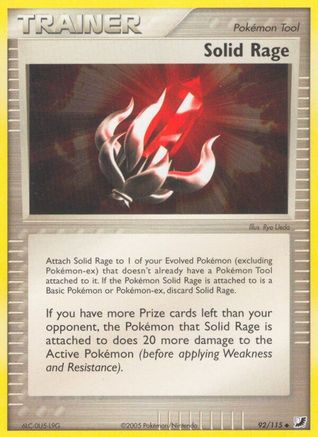 [PKM] Solid Rage (92/115) [EX: Unseen Forces]