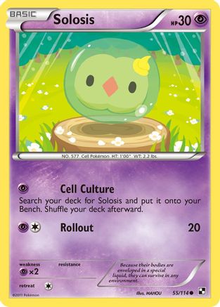 [PKM] Solosis (55/114) [Black & White: Base Set]