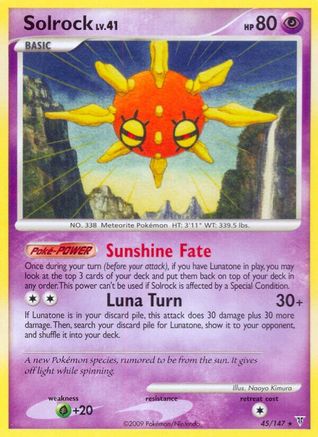 [PKM-R] Solrock (45/147) [Platinum: Supreme Victors]