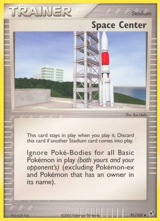 [TR] Space Center (91/107) (Stamped) [EX: Deoxys]