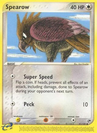 [PKM-C] Spearow (81/100) [EX: Sandstorm]
