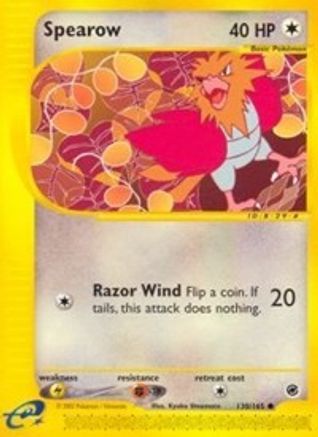 [PKM] Spearow (130/165) [Expedition: Base Set]