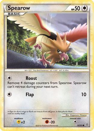 [PKM] Spearow (62/95) [HeartGold & SoulSilver: Unleashed]